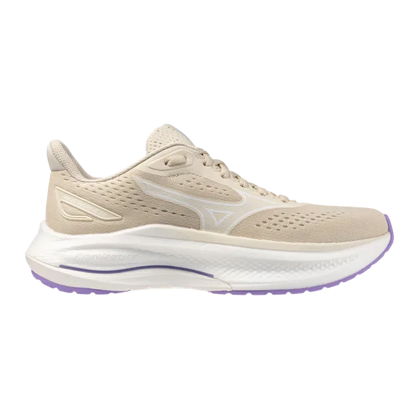Mizuno WOMEN'S WAVE INSPIRE 22, Lifestyle Pack SUMMER SAND-WHITE