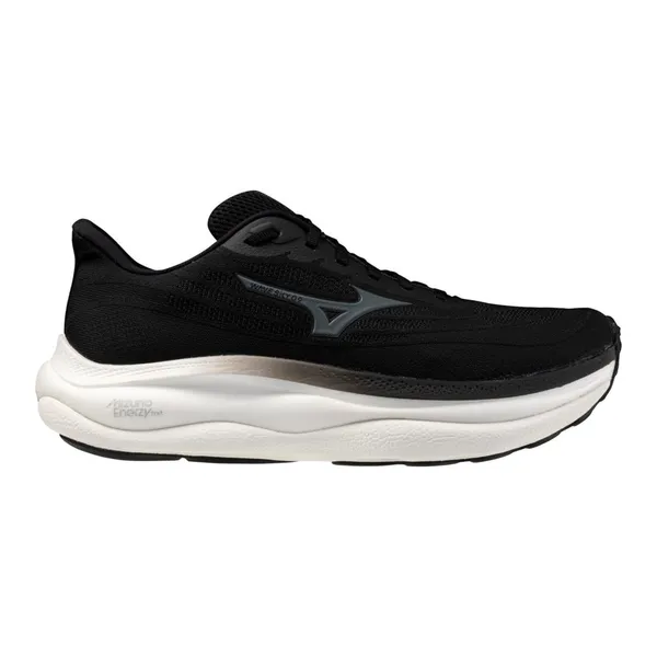 Mizuno Men's Wave Sky 9 Wide 2E BLACK-METALLIC GREY