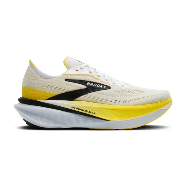 Brooks Men's Hyperion Max 4 White/Cyber Yellow/Black