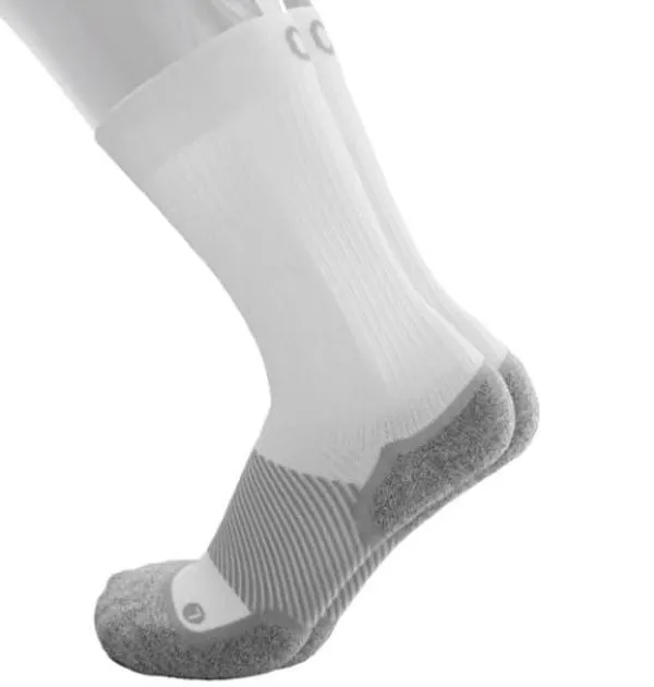 Os1st WP4 Wellness Performance Socks - Crew White Small