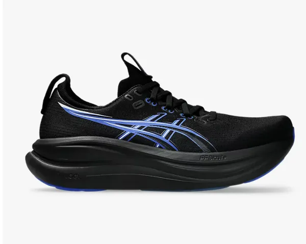 Asics Nimbus 28 M Black/Neon Blue