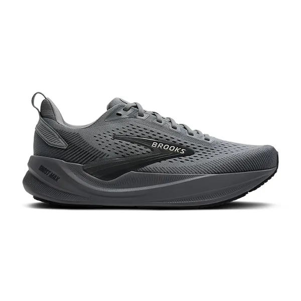 Brooks Men's Ghost Max 4 Grey/Grey/Ebony