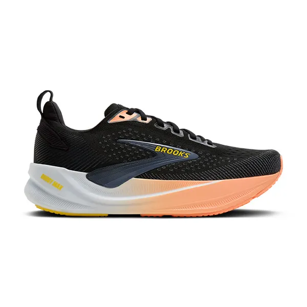 Brooks Women's Ghost Max 4 Black/Folkstone/Cyber Peach
