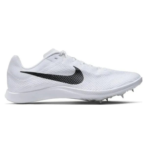 Nike Zoom Rival Distance White/Black-Metallic Silver