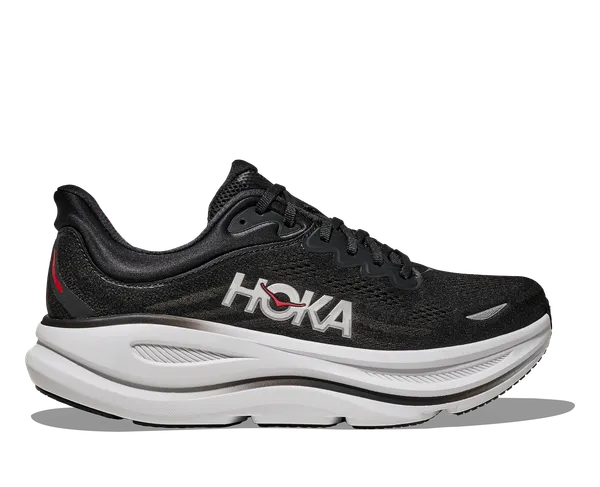 Hoka Bondi 9 M BLACK / VERMILLION