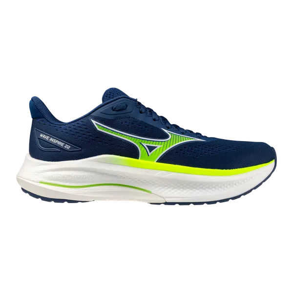 Mizuno MEN'S WAVE INSPIRE 22 ESTATE BLUE-WHITE