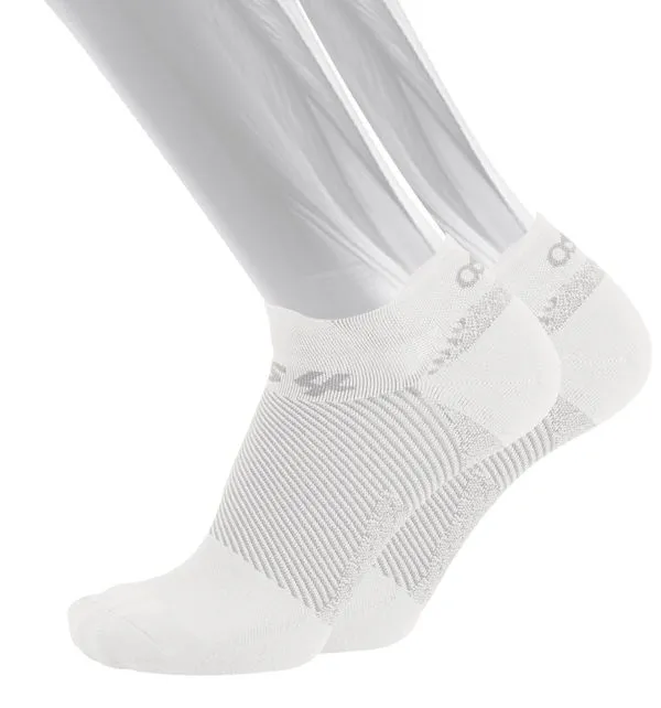 Os1st FS4 Plantar Fasciitis - No Show Sock White XLarge
