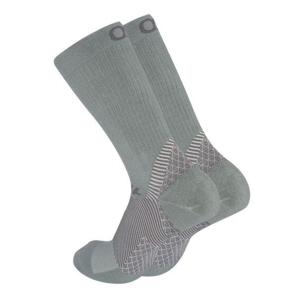 Os1st FS4 Merino Plantar Fasciitis - Crew Sock Grey Large