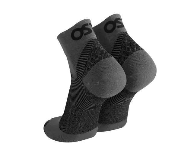 Os1st FS4 Plantar Fasciitis - 1/4 Crew Sock Grey XLarge
