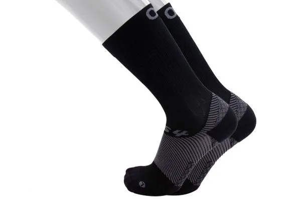 Os1st FS4 Plantar Fasciitis - Crew Sock Black Small