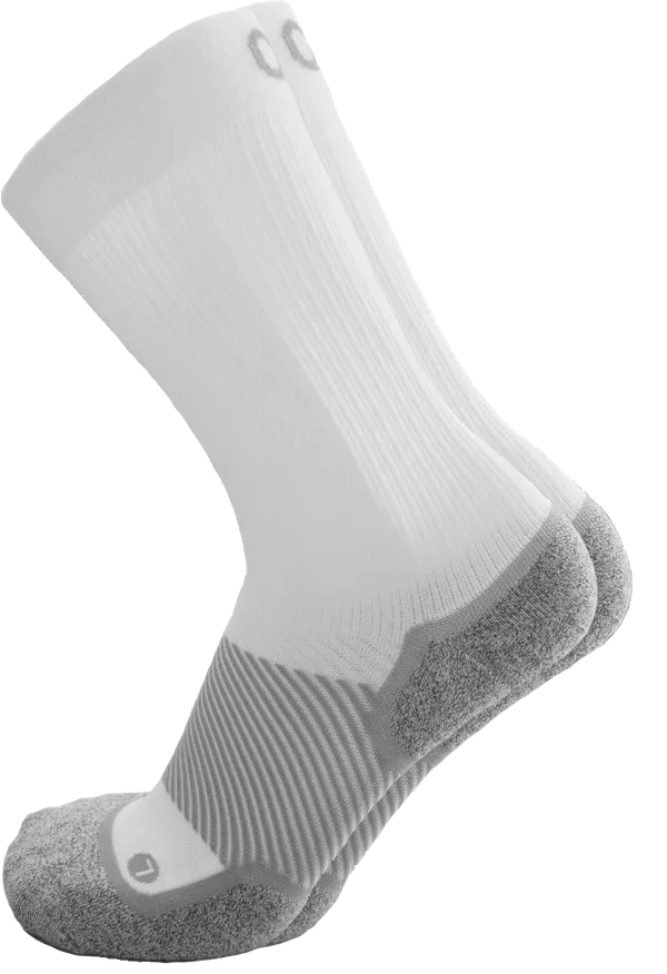 Os1st WP4 Wellness Performance Socks - Crew White Medium