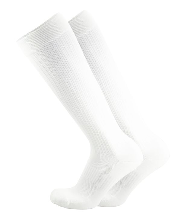 Os1st TS5 Travel Socks - Over the Calf White Large