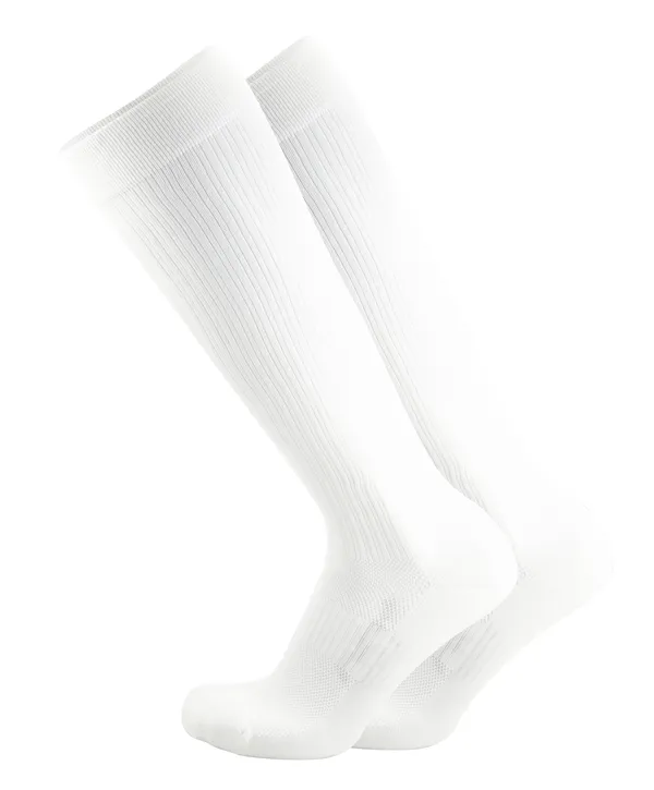 Os1st TS5 Travel Socks - Over the Calf White XLarge