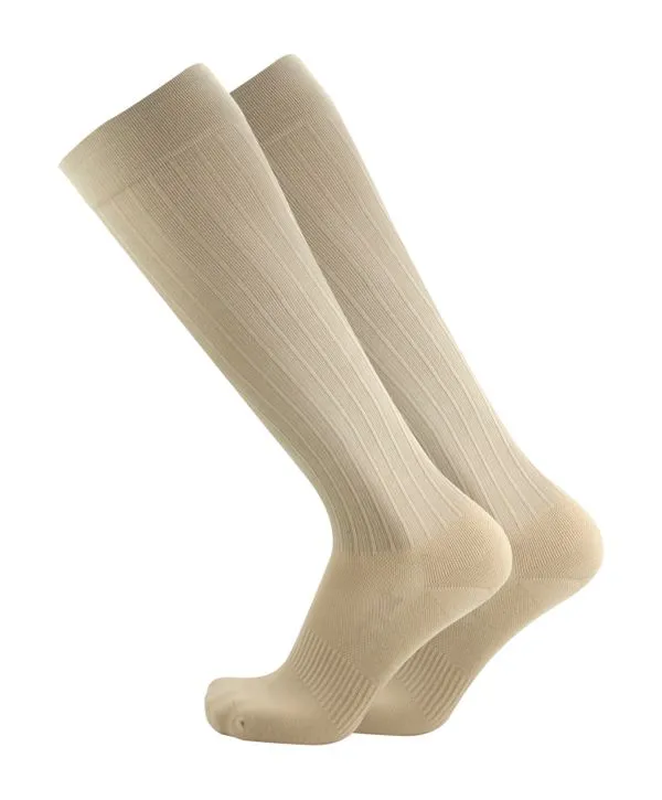 Os1st TS5 Travel Socks - Over the Calf Natural Medium