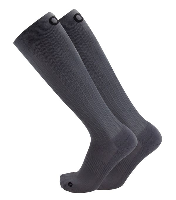 Os1st TS5 Travel Socks - Over the Calf Grey Medium