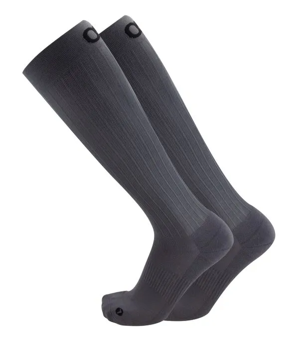 Os1st TS5 Travel Socks - Over the Calf Grey Large