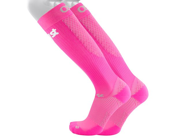 Os1st FS4+ Over the Calf Compression Bracing Sock Pink Fusion Medium