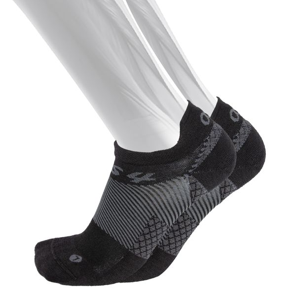Os1st FS4 Merino Plantar Fasciitis - No Show Black Large