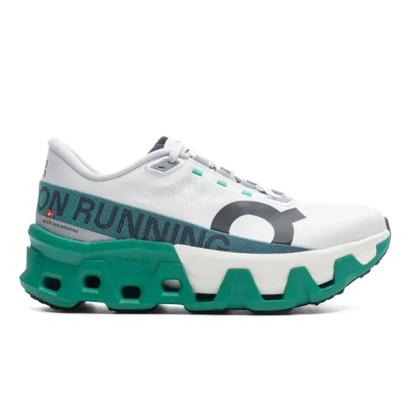 On Men's Cloudmonster Hyper White | Mint
