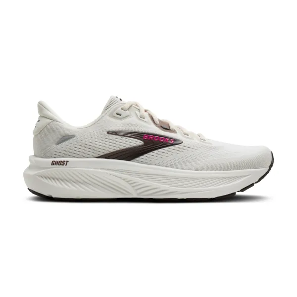 Brooks Women's Ghost 18 Coconut/Coffee/Fuchsia