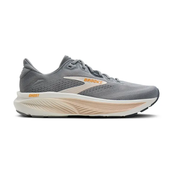 Brooks Women's Ghost 18 Grey/Morganite/Coconut