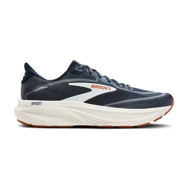 Brooks Men's Ghost 18 Navy Blazer/Red Earth/Blue