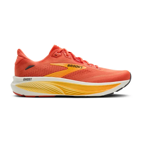 Brooks Men's Ghost 18 Tigerlily/Orange/Pearl