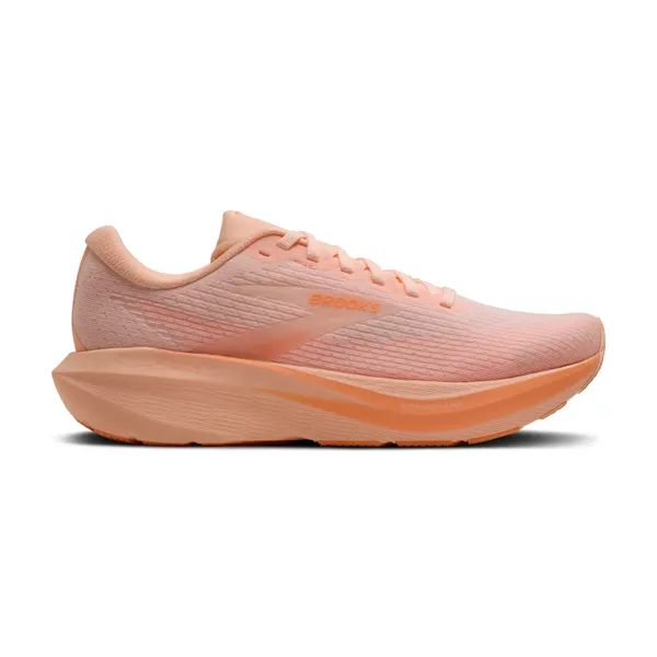 Brooks Women's Ghost Amp Peach/Peach/White