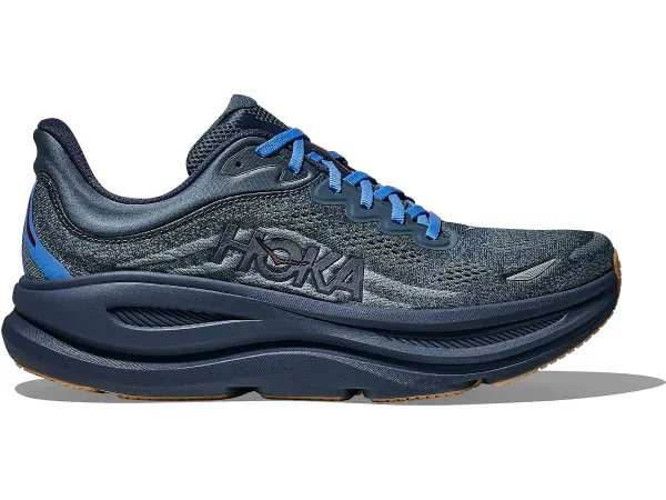Hoka Men's BONDI 9 WIDE FADED NAVY / SLATE BLUE