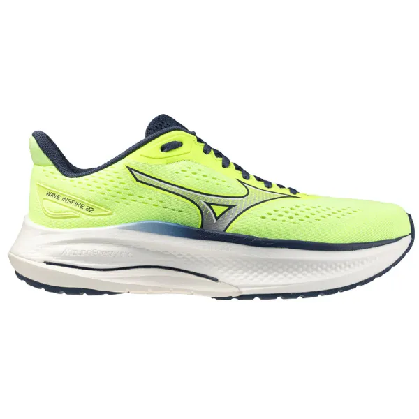 Mizuno MEN'S WAVE INSPIRE 22 LIME PULP-WHITE