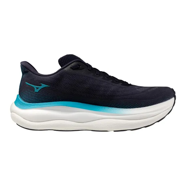 Mizuno Men's Wave Sky 9 BARITONE BLUE-CITRUS