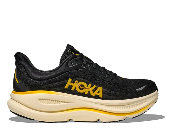 Hoka Bondi 9 M Black/Gold/Yellow