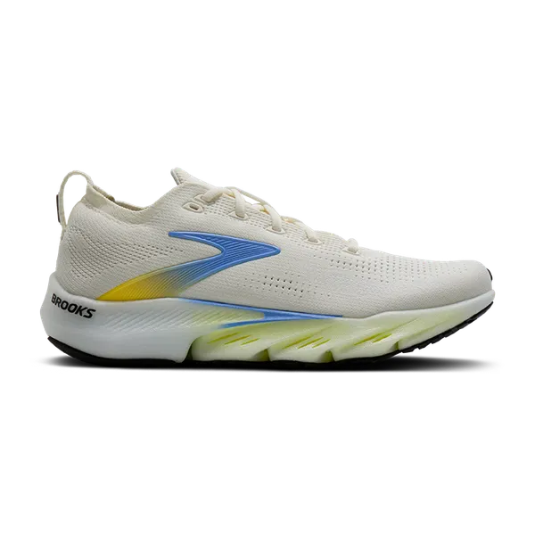 Brooks Men's Glycerin Flex White/Cyber Yellow/Nightlife