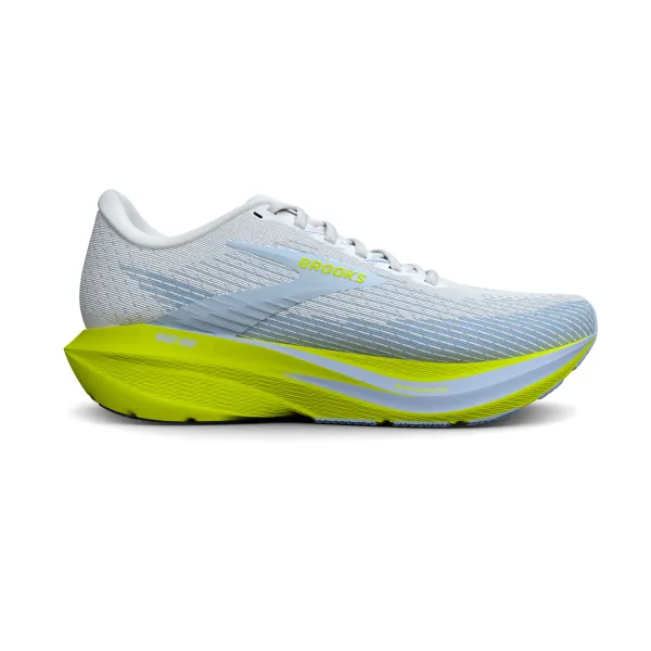Brooks Women's Ghost Amp White/Blue/Nightlife