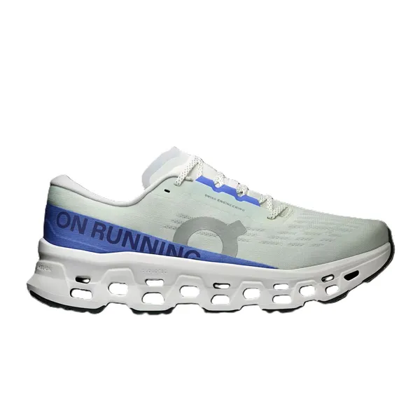 On Men's Cloudmonster 3 Iceberg | Ivory