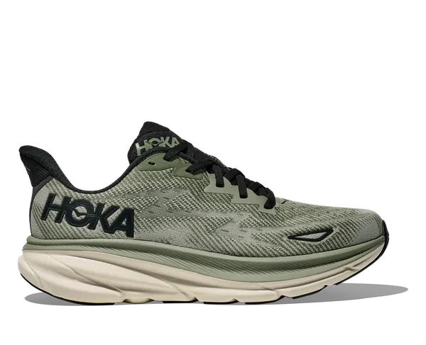 Hoka Men's CLIFTON 9 SEA MOSS / FOREST LICHEN