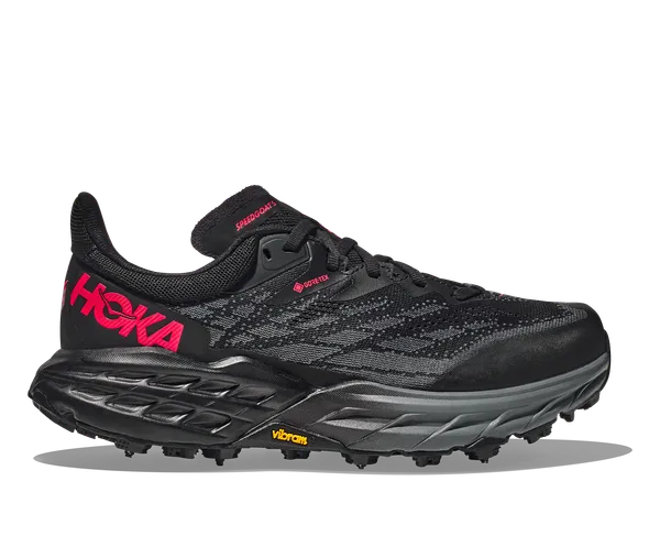 Hoka WOMEN'S SPEEDGOAT 5 GTX SPIKE BLACK / BLACK