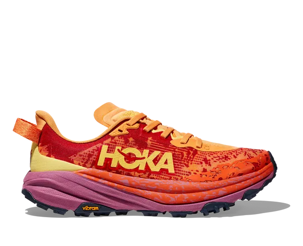 Hoka Women's SPEEDGOAT 6 SHERBET / BEET ROOT