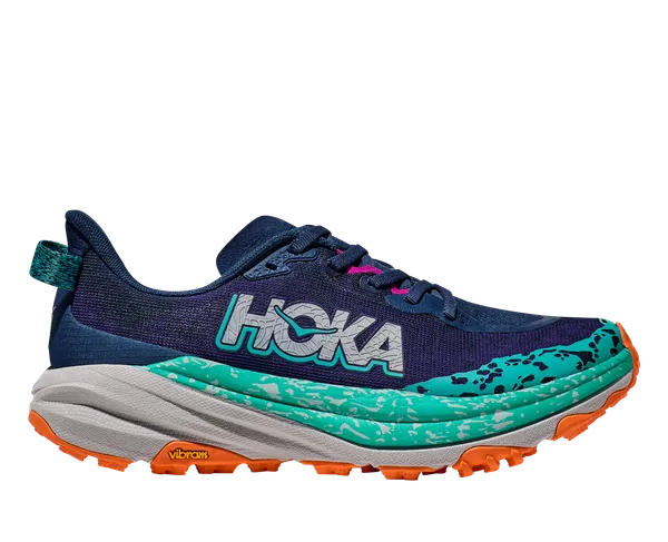 Hoka W SPEEDGOAT 6 WIDE VARSITY NAVY / METEOR