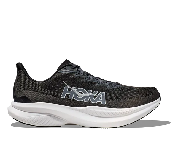 Hoka MEN'S MACH 6 WIDE BLACK / WHITE