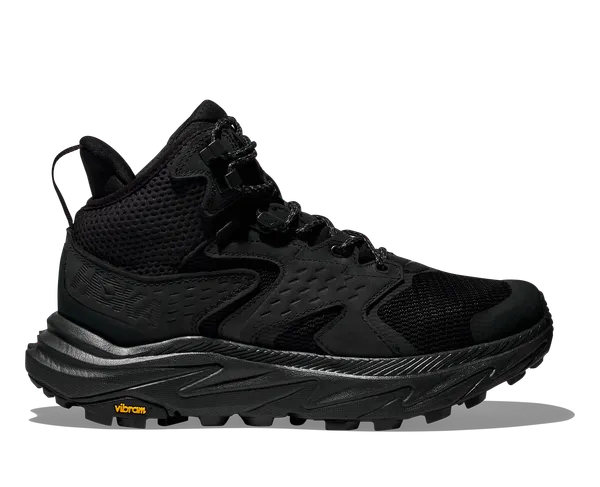 Hoka Women's ANACAPA 2 MID GTX WIDE BLACK / BLACK
