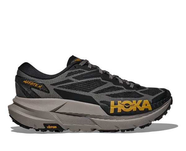 Hoka Men's MAFATE X BLACK / CEMENT