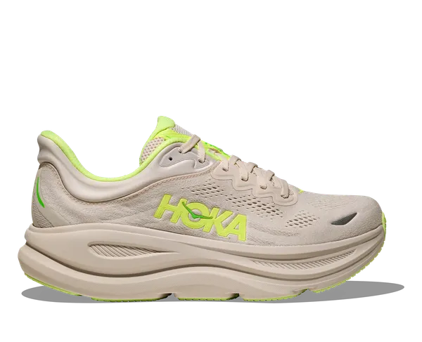 Hoka Men's Bondi 9 GROUT / NEON YUZU
