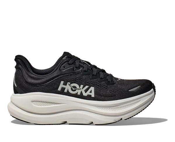Hoka Women's BONDI 9 BLACK / WHITE