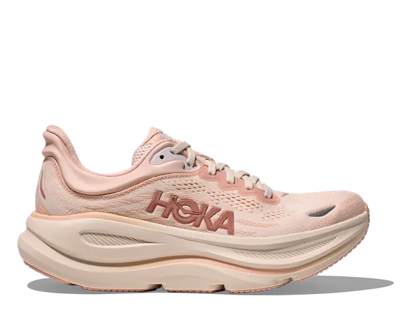 Hoka Women's BONDI 9 ROSE LATTE / ROSE CREAM