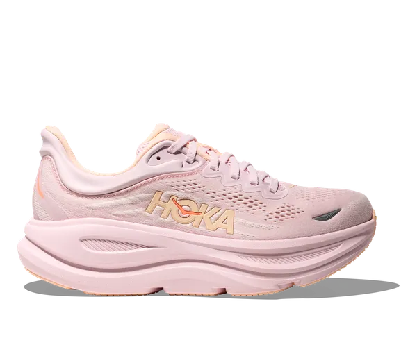 Hoka Women's BONDI 9 WIDE LILAC CREAM / TANGERINE GLOW