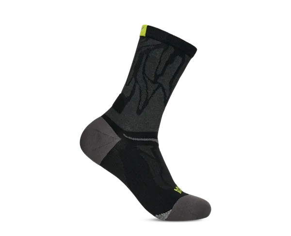 Hoka All Gender CLIFTON CREW RUN SOCK BLACK