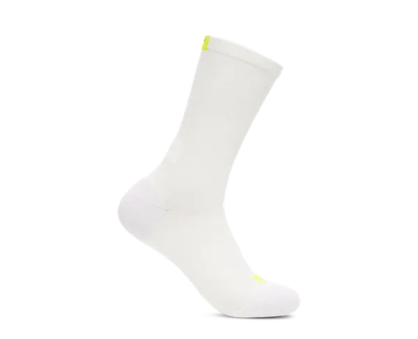 Hoka All Gender CLIFTON CREW RUN SOCK WHITE