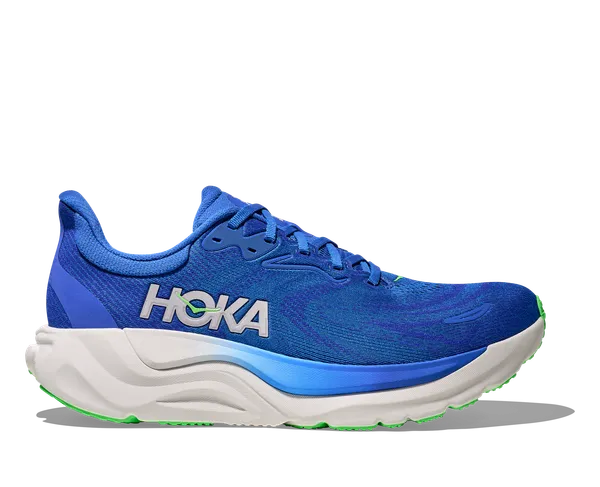 Hoka Men's ARAHI 8 WIDE COBALT BLUE / NEON GREEN