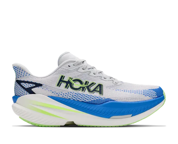 Hoka Men's MACH X 3 COSMIC GREY / VIRTUAL BLUE